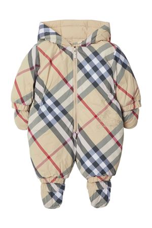 beige polyamide puffer suit BURBERRY KIDS | 8088754A2205